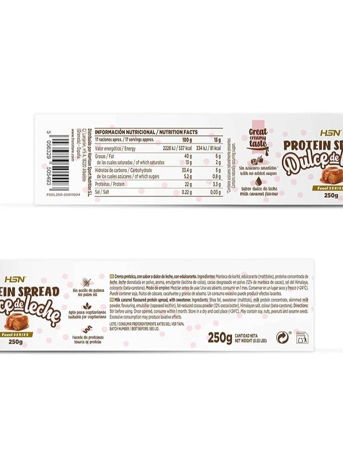 HSN Sweet Milk Hyperprotein Cream | With Whey Protein (Milk Concentrated Protein) | Healthy and Delicious Snack | No Palm Oil or Added Sugars | Non-GMO, Vegetarian | 250g - Image 2